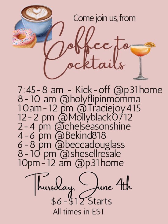 Accessories - Live 6/4 From Coffee to Cocktails Raid Train